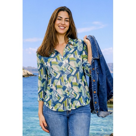 CAMISA ESTAMPADA MUJER ROSSAN