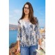 BLUSA ESTAMPADA DE MUJER ROSSAN
