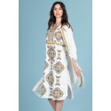 CONJUNTO DE VESTIDO Y LEVITA MUJER KHALMA