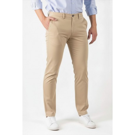 PANTALON CHINO BEIGE PERTEGAZ HOMBRE
