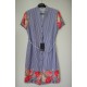VESTIDO CAMISERO RAYAS MUJER ESTEFANIA RODRIGUEZ