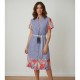VESTIDO CAMISERO RAYAS MUJER ESTEFANIA RODRIGUEZ