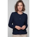 CHAQUETA AZUL MARINO FLECOS CON BOLSILLO MUJER TACHY ZUCCA 