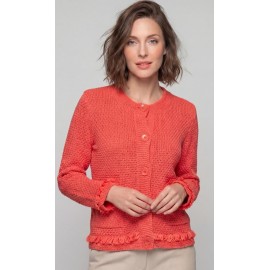 CHAQUETA CORAL FLECOS CON BOLSILLO MUJER TACHY ZUCCA 