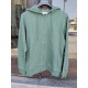 sudadera abierta con capucha gris hombre losan