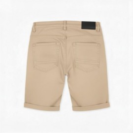 Bermuda de loneta beige hombre losan