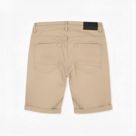 Bermuda de loneta beige hombre losan