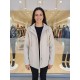 CHUBASQUERO BEIGE CON CAPUCHA MUJER LOSAN