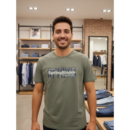 Camiseta de manga corta con un gráfico frontal HOMBRE LOSAN