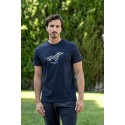 CAMISETA AZUL MARINO CON PERRO HOMBRE GILBERT TECKEL