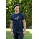 CAMISETA AZUL MARINO CON PERRO HOMBRE GILBERTECKEL