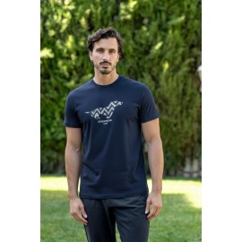 CAMISETA AZUL MARINO CON PERRO HOMBRE GILBERTECKEL