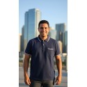 POLO HOMBRE CON BOLSILLO AZUL MARINO CARLOS CORDOBA