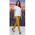 PANTALON  MOSTAZA LONETA ELASTICO MUJER SISSUSMODA 