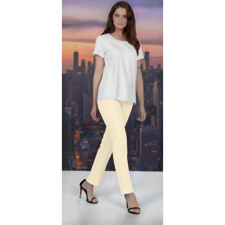 PANTALON CRUDO LONETA ELASTICO MUJER SISSUSMODA 
