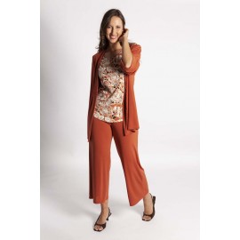 CHAQUETA LARGA CON PLIEGUE MUJER BOGUAR +COLORES