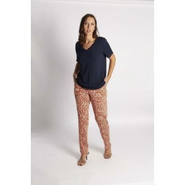 CAMISETA LISA CON ESCOTE SEMICUADRADO MUJER BOGUAR +COLORES