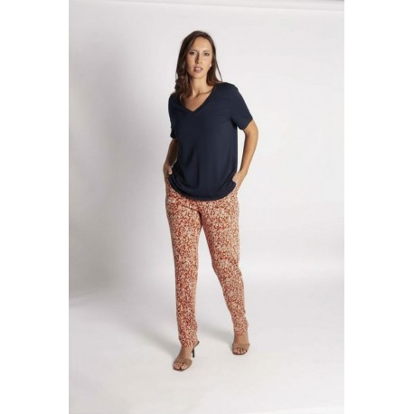 CAMISETA LISA CON ESCOTE SEMICUADRADO MUJER BOGUAR +COLORES