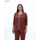 CHAQUETA LARGA TIPO VAQUERA teja MUJER