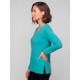 JERSEY PICO TURQUESA MUJER ZUCCA