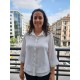 CAMISA BLANCA CON BORDADOS MUJER ROSSAN