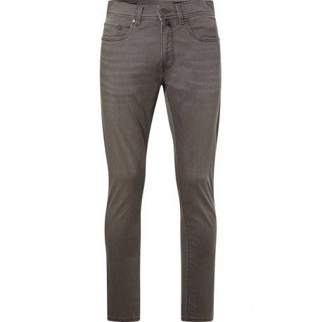 Pantalones vaqueros Pierre Cardin de cinco bolsillos, corte cónico, color gris"