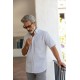 CAMISA HOMBRE RAYAS KAKI CARLOS CORDOBA