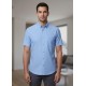 CAMISA LISA AZUL MANGA CORTA HOMBRE CARLOS CORDOBA