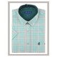 Camisa hombre corta de tallas grandes Forestal de cuadros rosas
