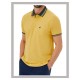 Polo hombre manga corta tallas grandes mostaza Forestal