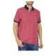 Polo hombre manga corta tallas grandes frambuesa Forestal