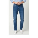 Pantalón hombre vaquero medio básico tiro alto  KOYOTE 