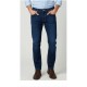 Pantalón hombre vaquero oscuro básico tiro alto  KOYOTE 