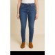 Pantalón vaquero básico recto tiro alto koyote jeans