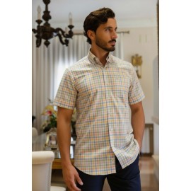 CAMISA CUADROS MANGA CORTA DE CARLOS CORDOBA