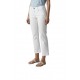 PANTALON VAQUERO TOBILLERO BLANCO CON BORDADO MUJER KOYOTE