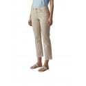 PANTALON VAQUERO TOBILLERO BEIGE CON BORDADO MUJER KOYOTE