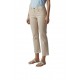 PANTALON VAQUERO TOBILLERO BEIGE CON BORDADO MUJER KOYOTE
