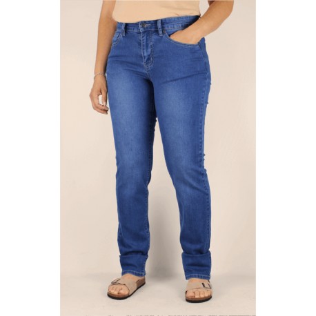 PANTALON VAQUERO RECTO TIRO ALTO