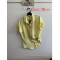 CAMISA AMARILLA LISA MUJER PRIVILEGE 