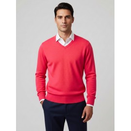 JERSEY PICO HOMBRE FUCSIA BROWN JURY
