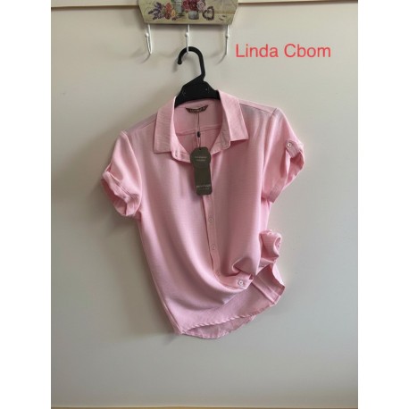 CAMISA ROSA LISA MUJER PRIVILEGE 