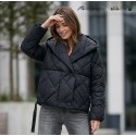 PLUMIFERO ACOLCHADO NEGRO ROBERTO BASSI WOMAN MUJER