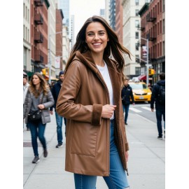 ABRIGO DOBLE FAZ REVERSIBLE MUJER TEM FORMULA