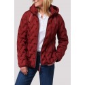 Chaqueta acolchada granate Barbara Lebek