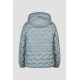 PARKA ACOLCHADA CON CAPUCHA AZUL BARBARA LEBEK