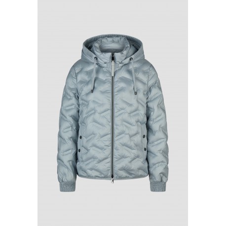 PARKA ACOLCHADA CON CAPUCHA AZUL BARBARA LEBEK