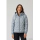PARKA ACOLCHADA CON CAPUCHA AZUL BARBARA LEBEK