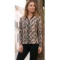 CAMISETA CREMALLERA ESTAMPADA MUJER ROSSAN