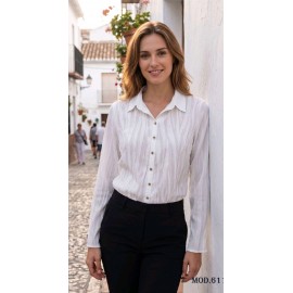 CAMISA BLANCA MUJER ROSSAN